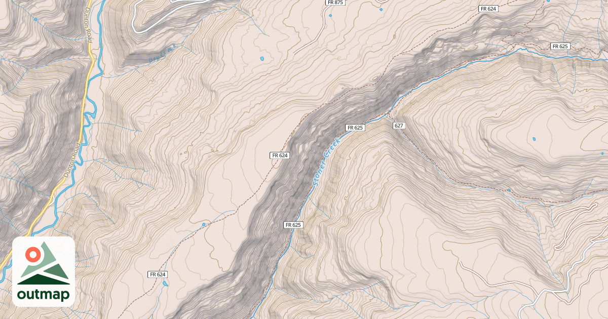 Map of Stoner Mesa
