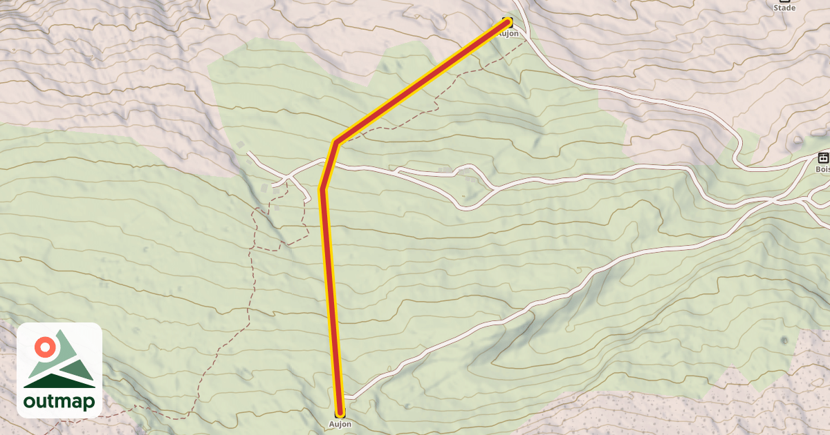 Map of Aujon