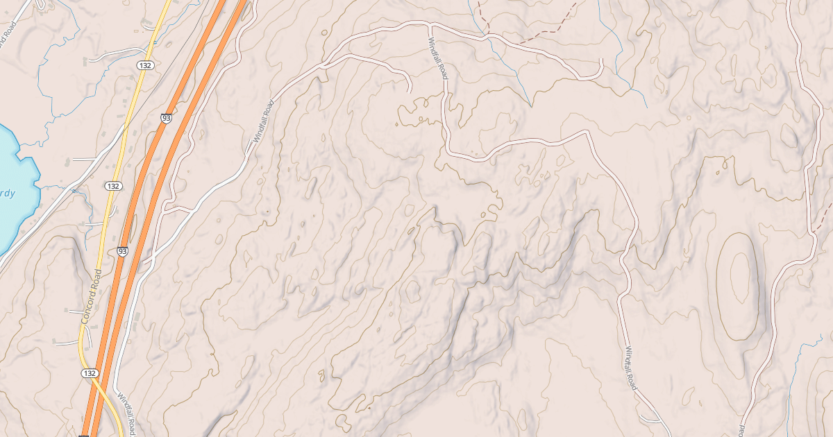Map preview of Windfall Road