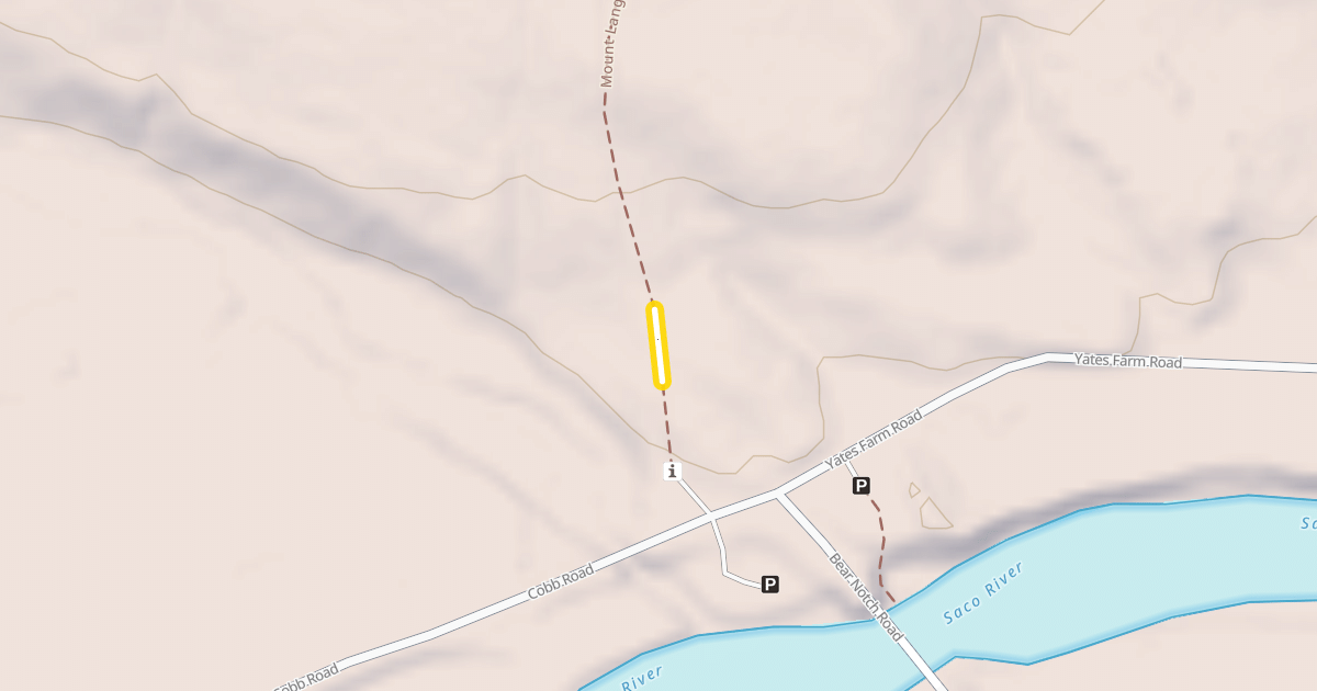 Map preview of Mount Langdon Trail