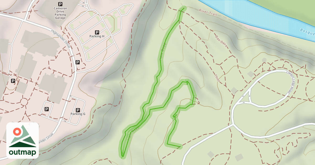 Map of Hale Bopp