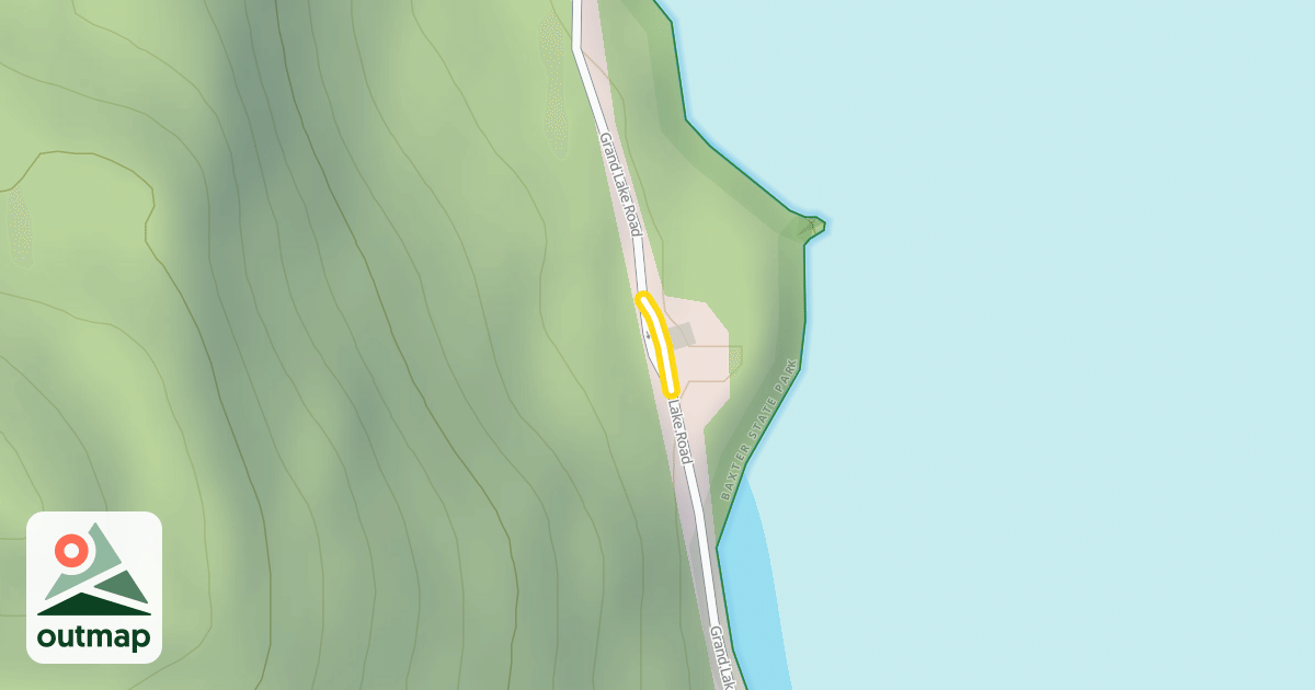 Map of Grand Lake Road