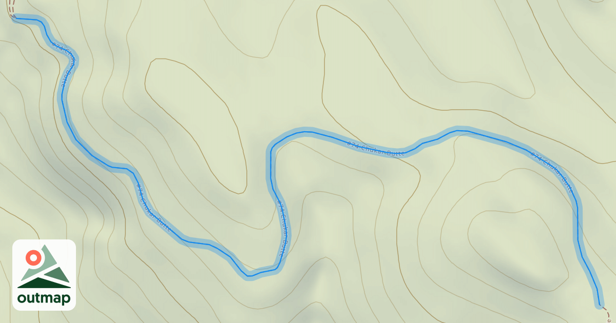 Map of #74 Chukar Butte
