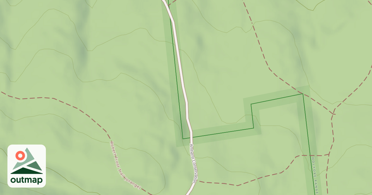 Map of Robert Frost Trail
