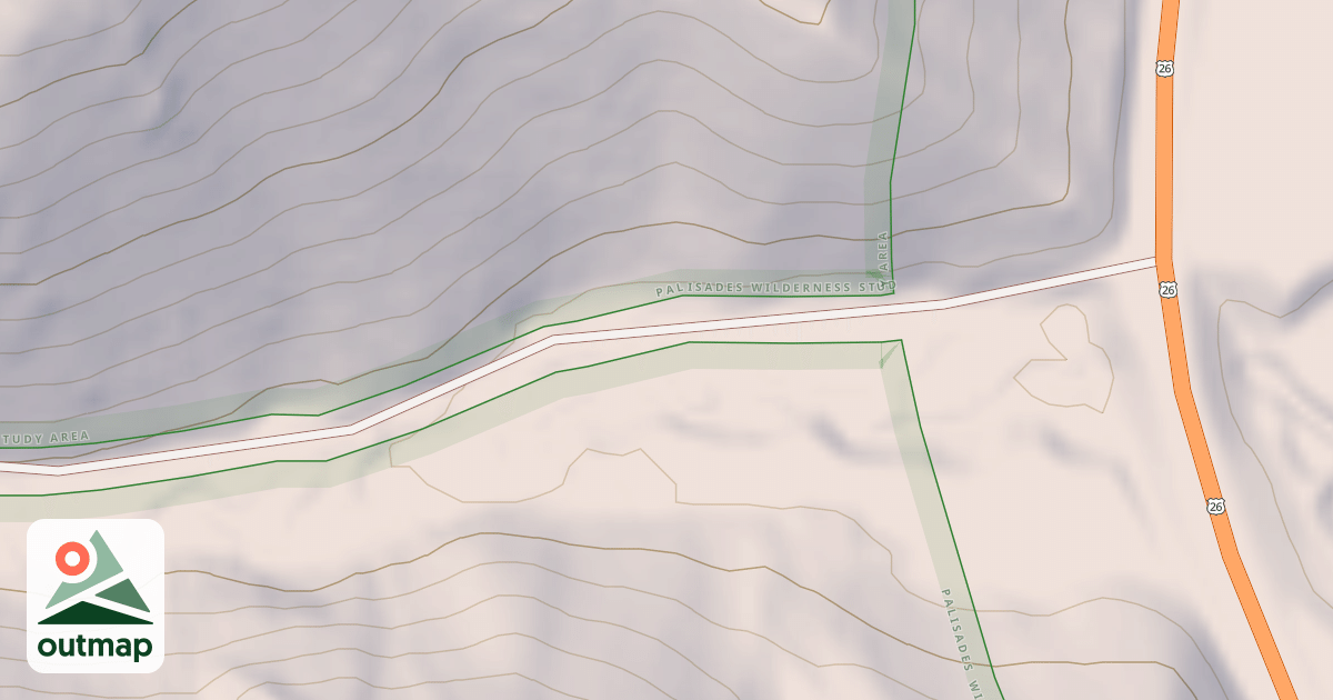 Map of CABIN CREEK