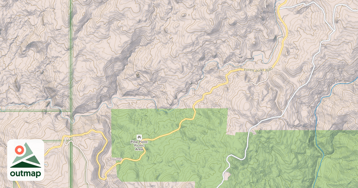 Map of HUNTER CREEK