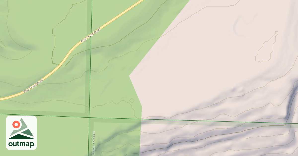 Map of USFS Motor Vehicle Use Map Roads {7E5A6C19-5361-4561-9448-E10A650BCCDE}