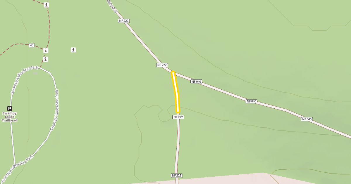 Map preview of Forest Road 4600-222