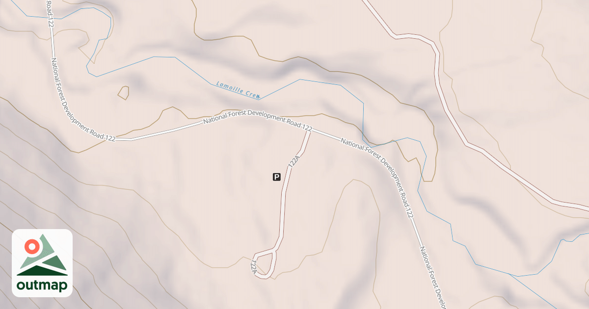 Map of CAMP LAMOILLE SPUR A