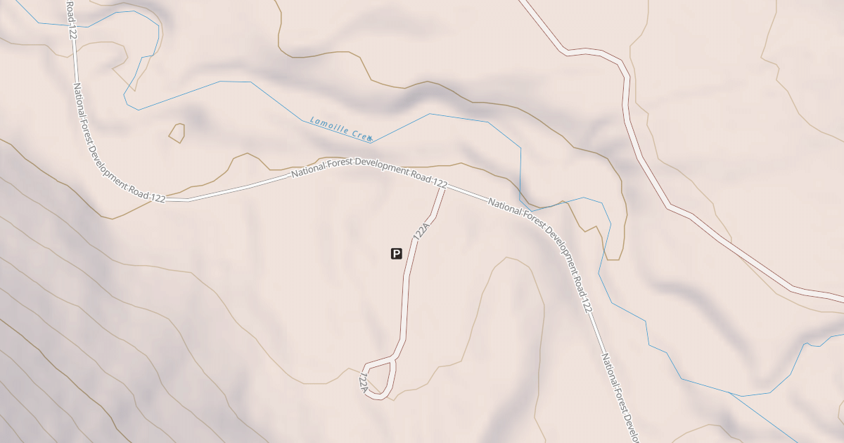 Map preview of CAMP LAMOILLE SPUR A