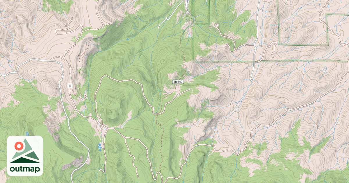 Map of WOLF CREEK