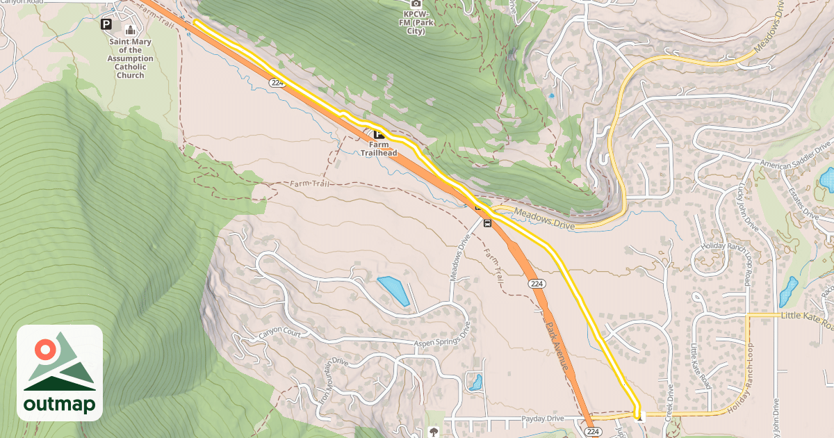 Map of McLeod Creek Trail