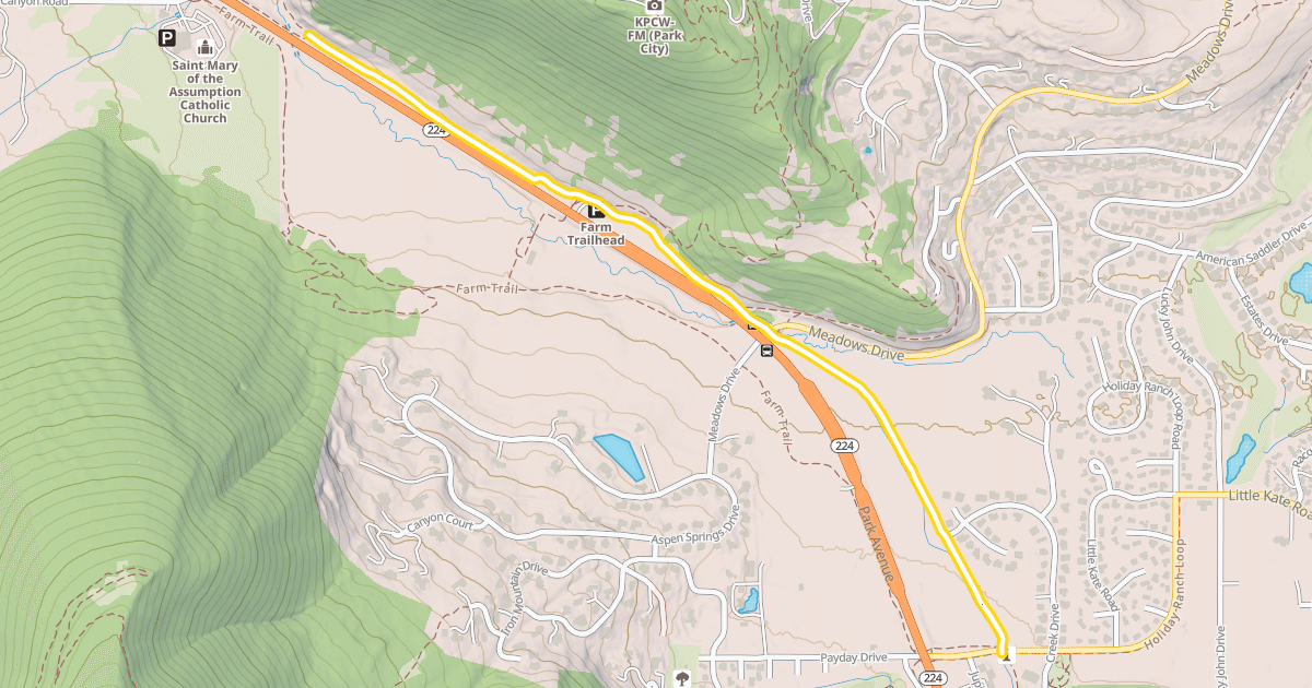 Map preview of McLeod Creek Trail