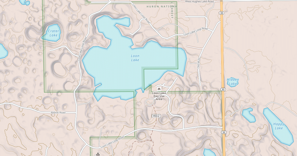 Map preview of LOON LAKE LOOP