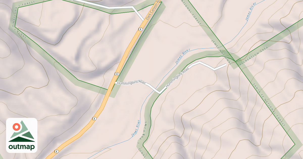 Map of HUMMINGBIRD