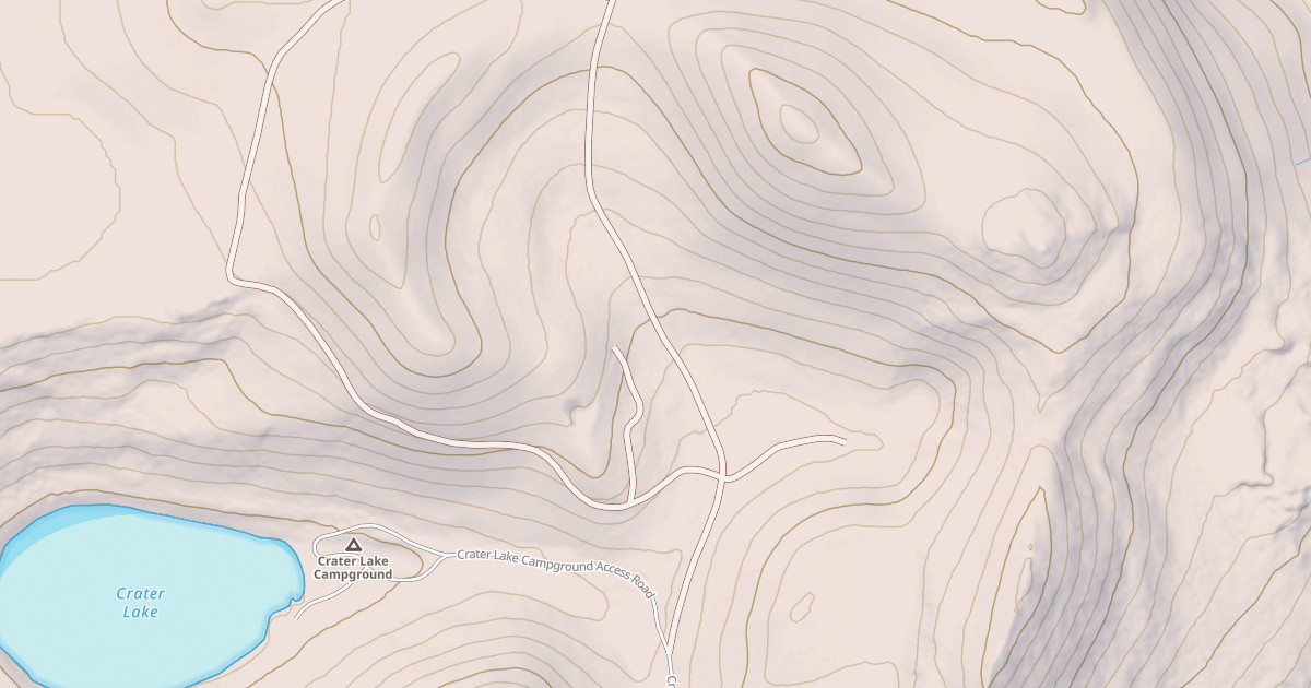 Map preview of CRATER LAKE NORTH