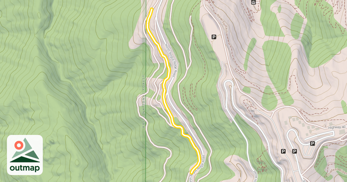 Map of Redtail Trail