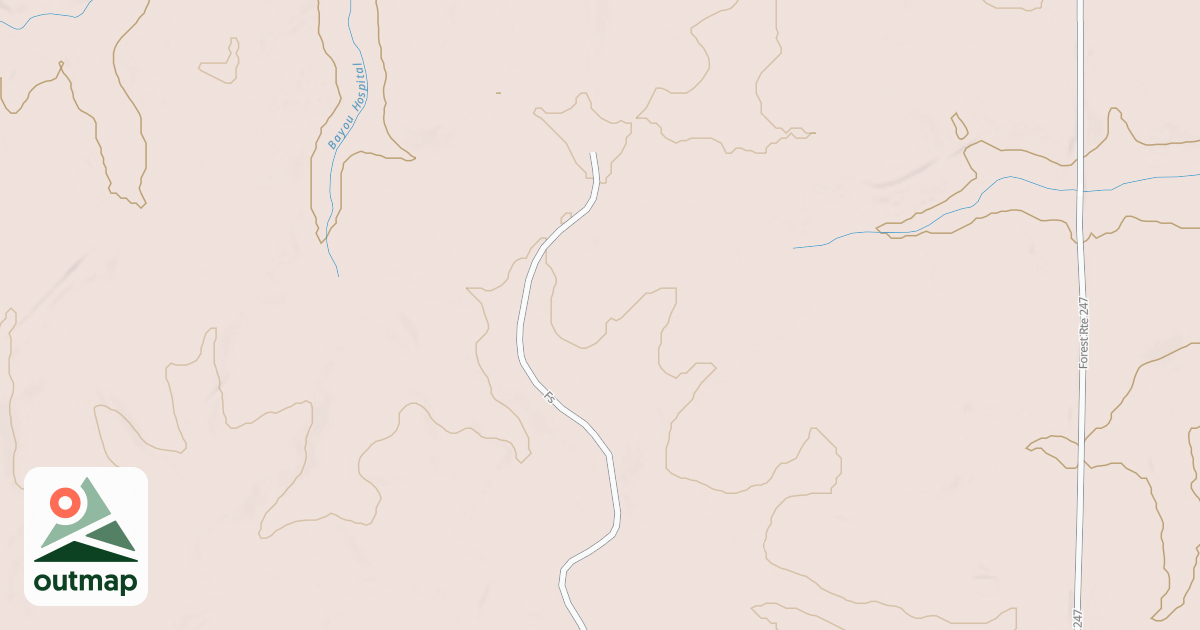 Map of Claiborne Woodworth