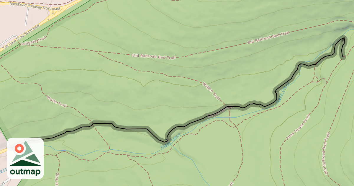 Map of Fagan Springs