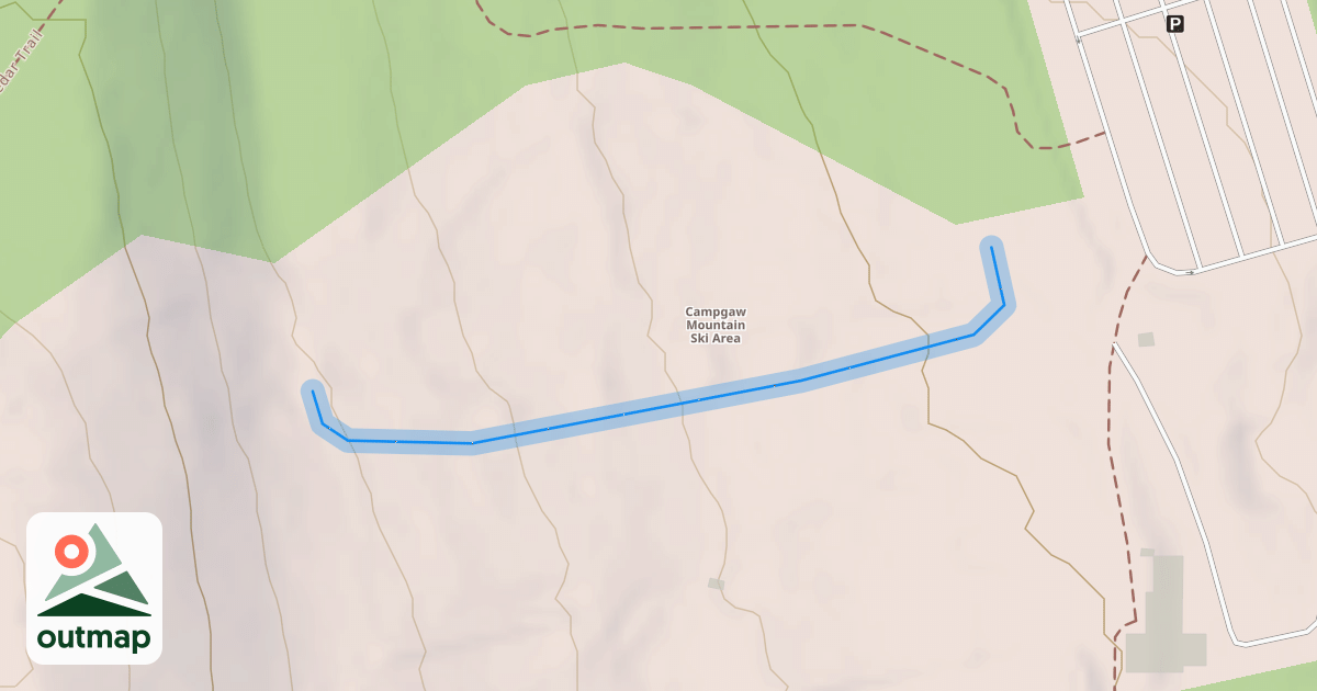 Map of Lower Mighty Gaw