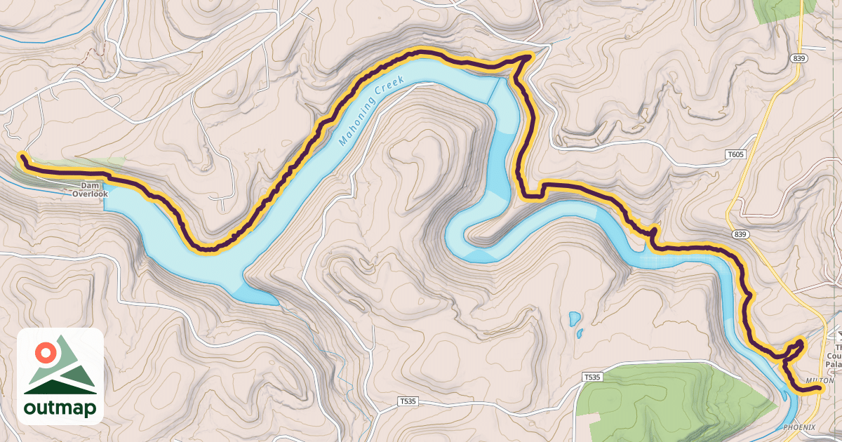 Map of Baker Trail
