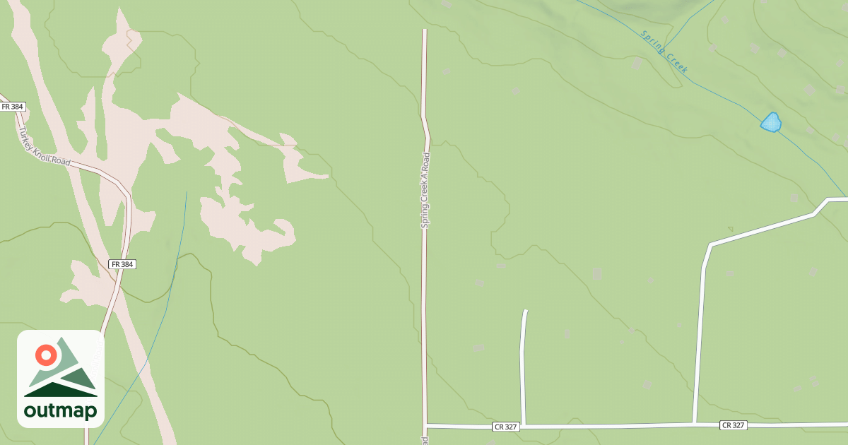 Map of SPRING CRK A