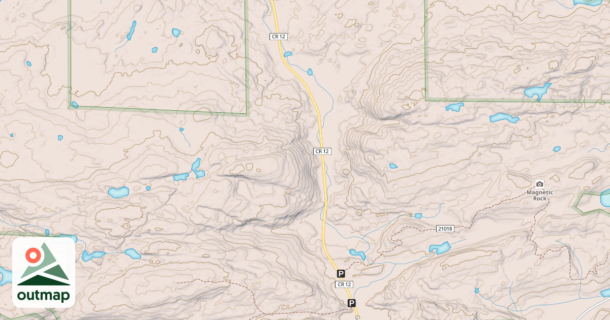 Map of Gunflint Trails Snowmobile