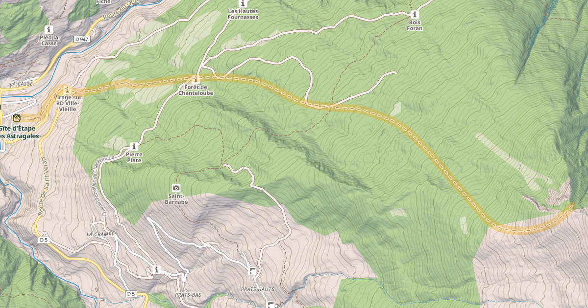 Map preview of Mourre Froid — Ville Vieille