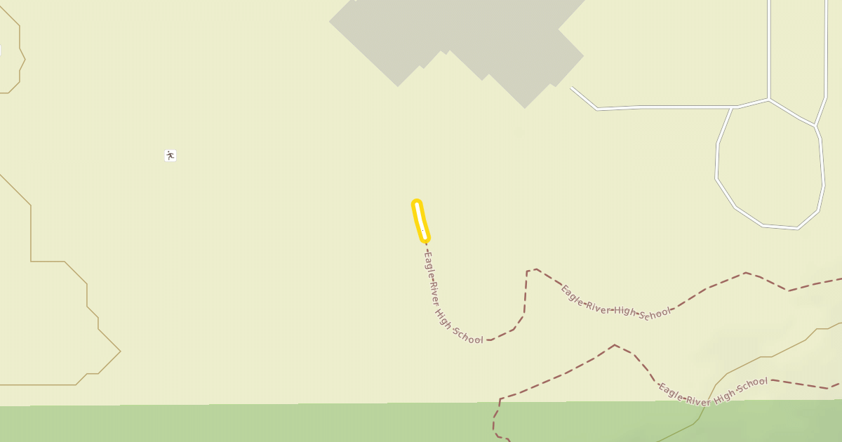 Map preview of Eagle River High School