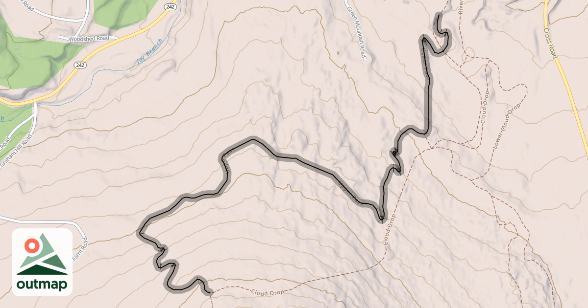 Map of Upper Pass