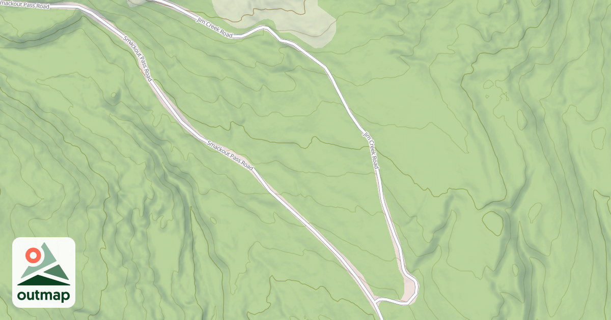 Map of JIM CREEK MINE