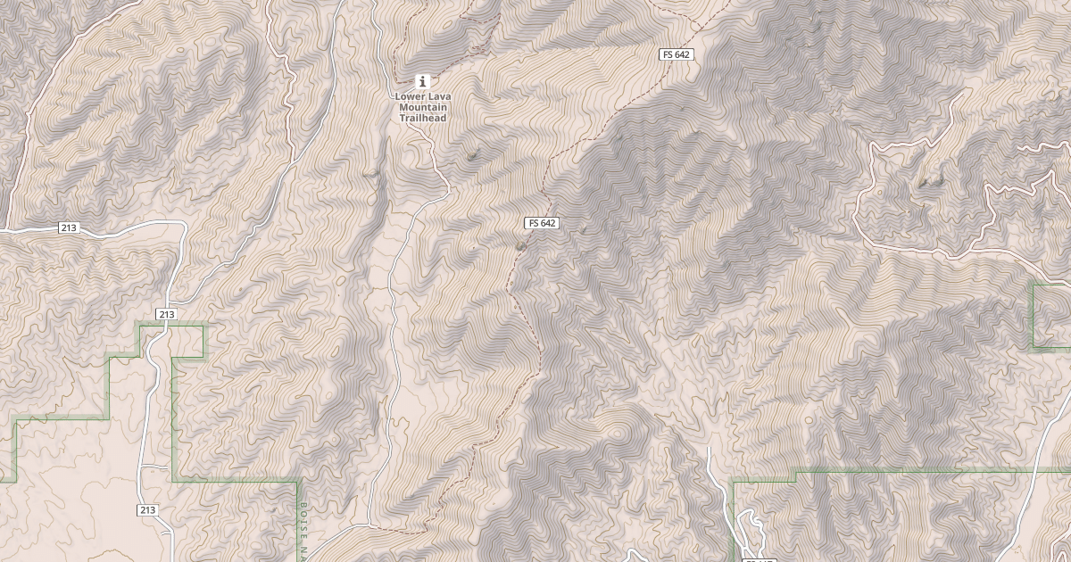 Map preview of LAVA RIDGE