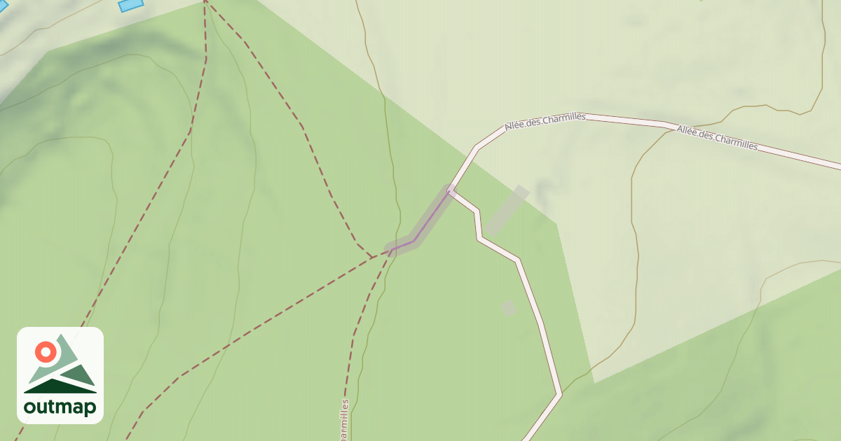 Map of Allée des Charmilles