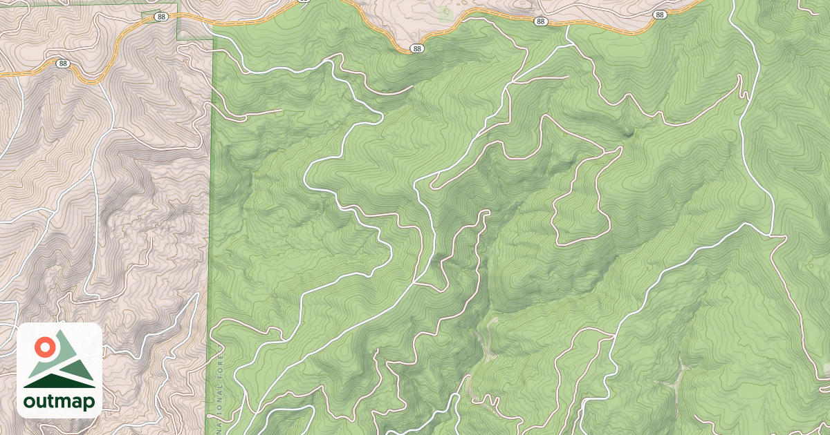 Map of PANTHER RIDGE