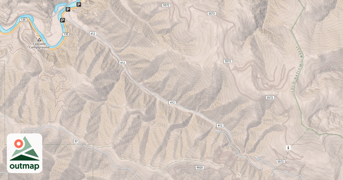 Map of NINEMILE - SIEGEL