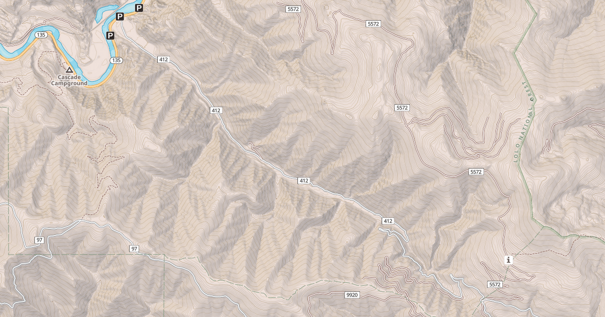 Map preview of NINEMILE - SIEGEL