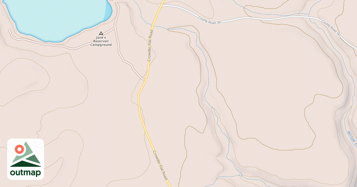 Map of EAST JANES