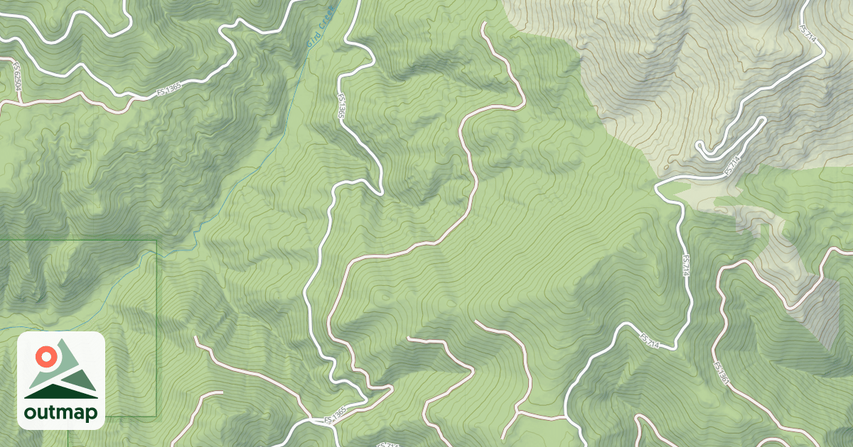 Map of (FDR) HIGH GIRD