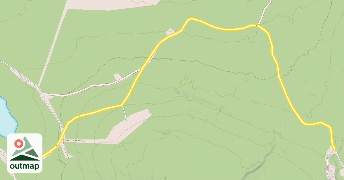 Map of Lower Pumphouse Road