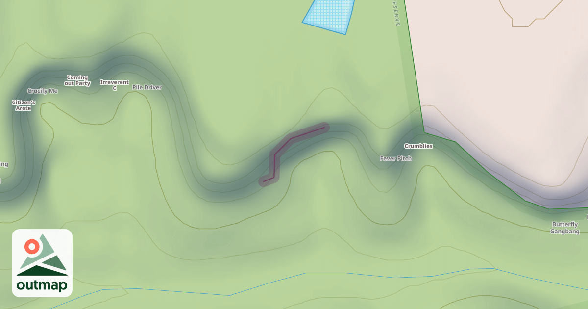 Map of Bronaugh Wall