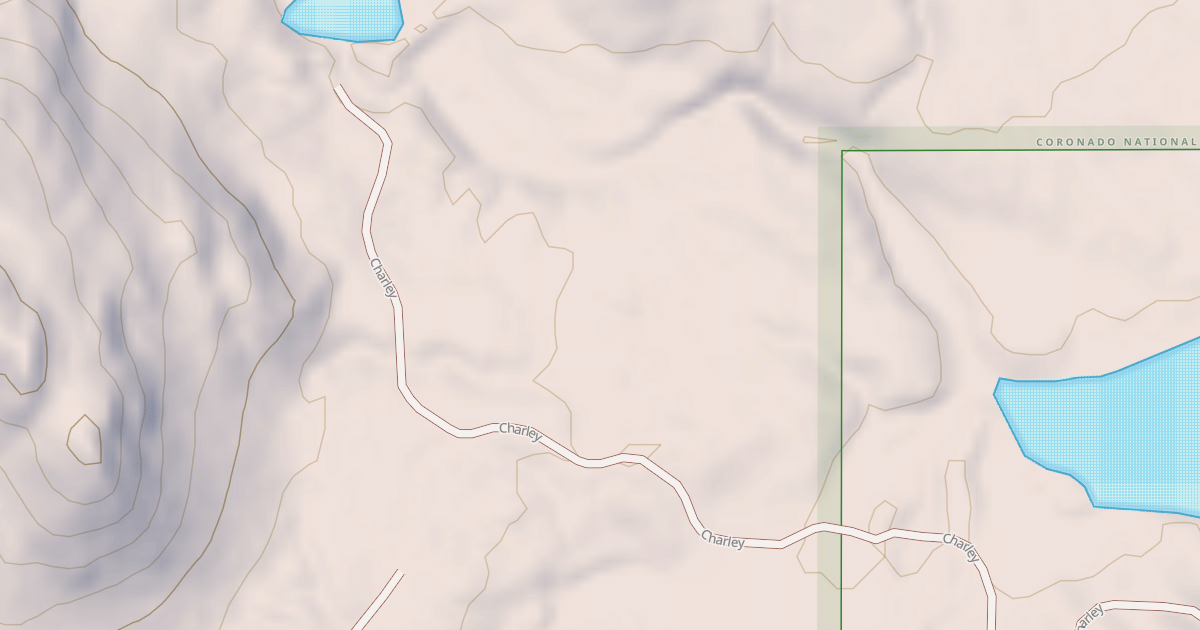Map preview of CHARLEY