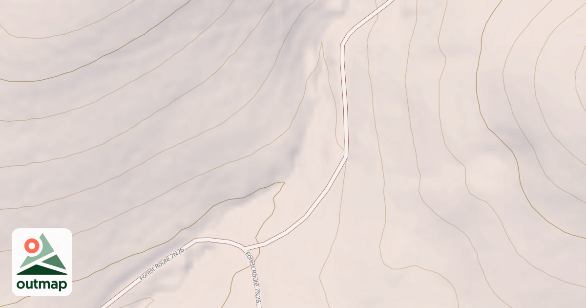 Map of USFS National Forest System Roads {BEF7D8E3-5027-42A7-876D-9017E13C4E69}