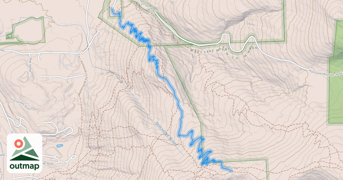 Map of Kettle Ridge Trail