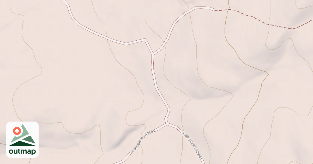 Map of BILLIES SPRINGS