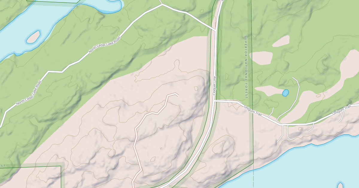 Map preview of Fall-Cedar Winter