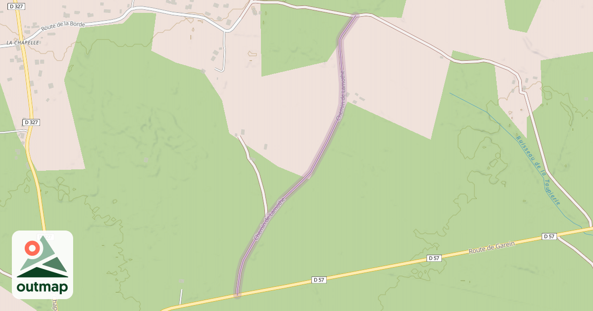 Map of Chemin de Lamothe