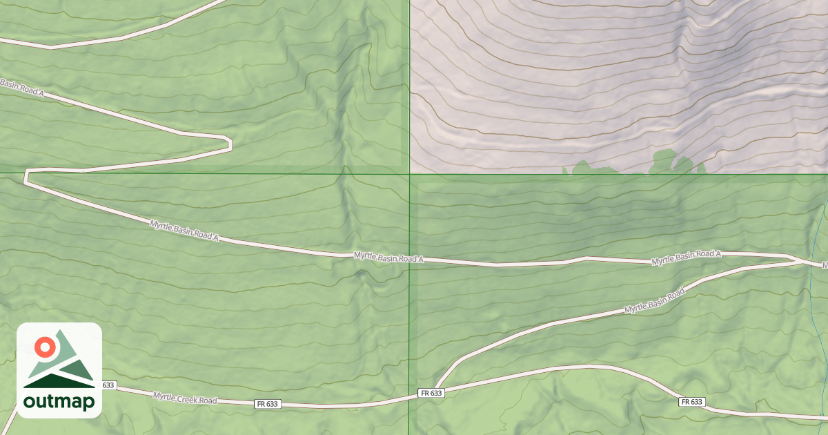 Map of MYRTLE BASIN A