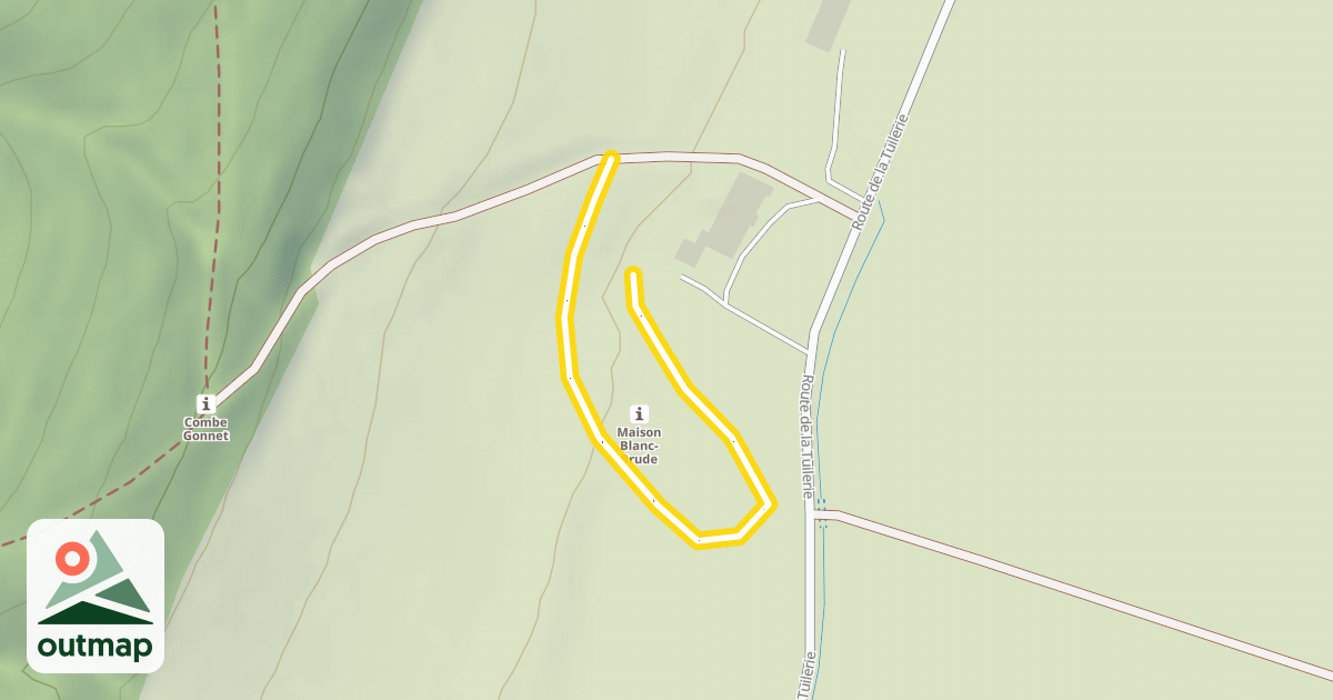 Map of Les Tranchants vers Liaison Méaudre