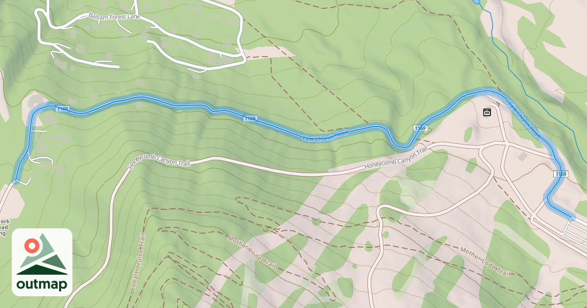 Map of East Church Road