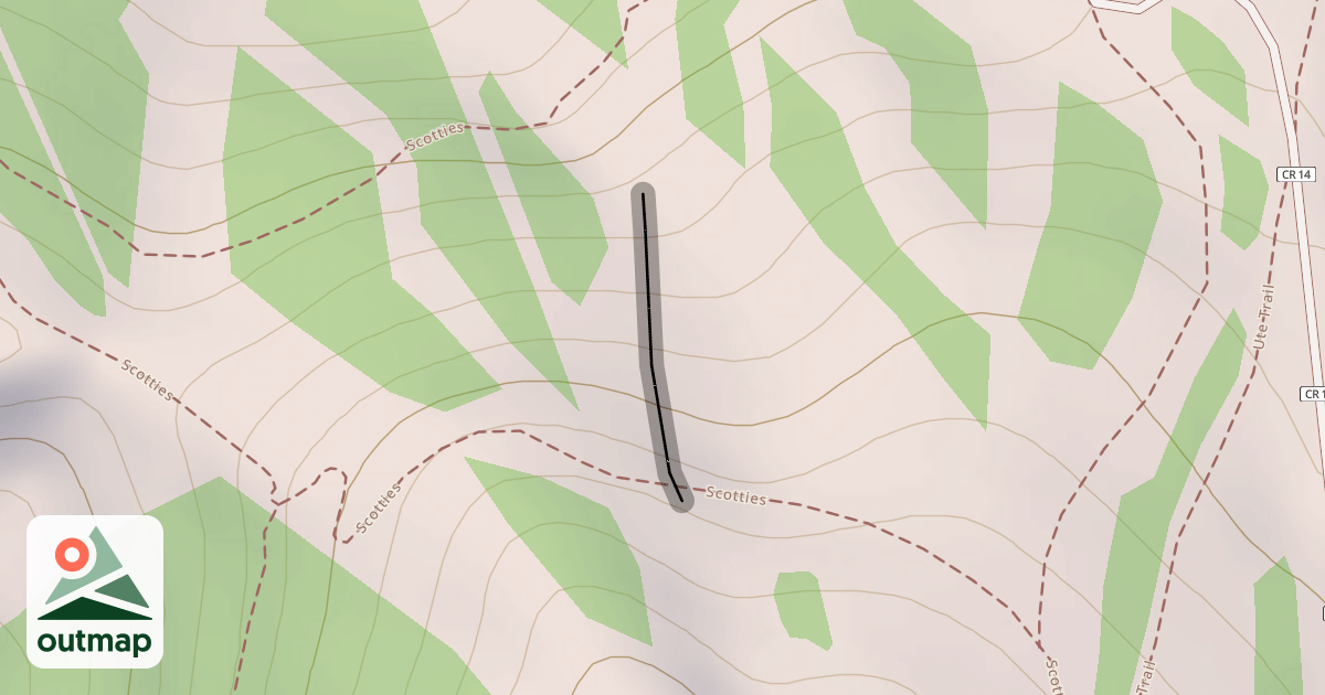 Map of Dispy Headwall
